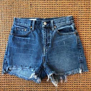 Gap 1969 high rise jean shorts